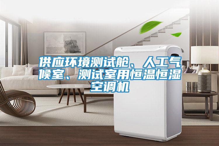 供應環境測試艙、人工氣候室、測試室用恒溫恒濕空調機