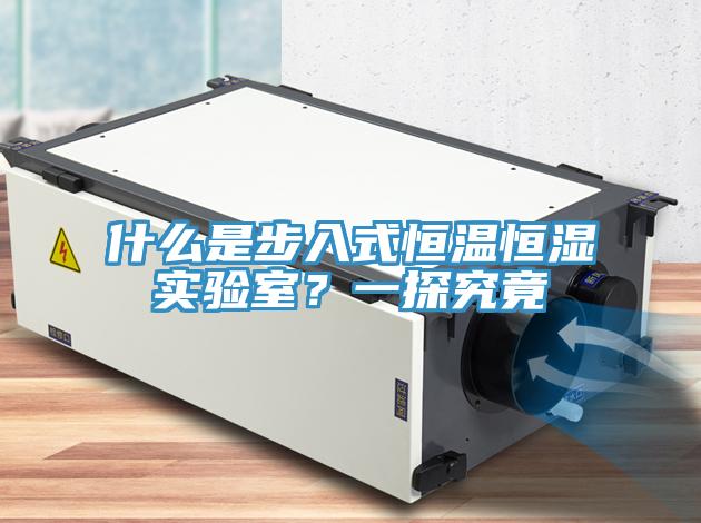 什麽是步入式恒溫恒濕實驗室？一探究竟