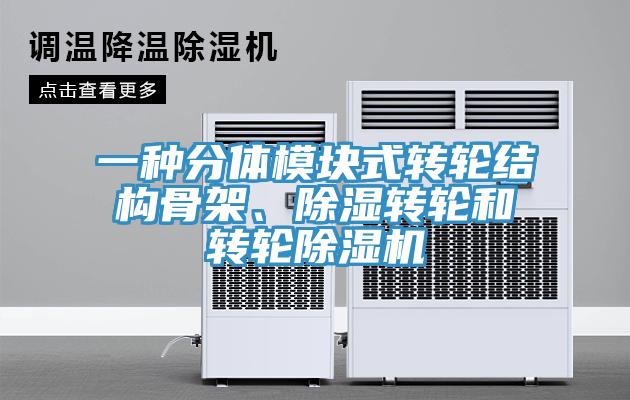 一種分體模塊式轉輪結構骨架、除濕轉輪和轉輪91看片网站
