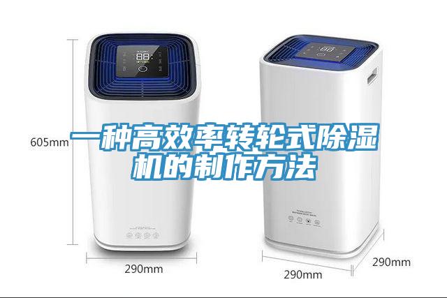 一種高效率轉輪式91看片网站的製作方法