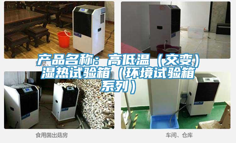 產品名稱：高低溫（交變）濕熱試驗箱（環境試驗箱係列）