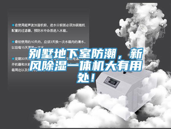 別墅地下室防潮，新風除濕一體機大有用處！