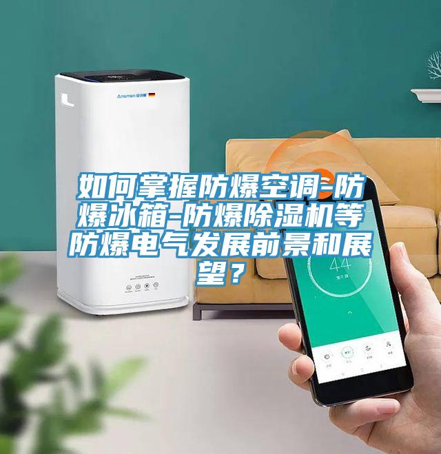 如何掌握防爆空調-防爆冰箱-防爆91看片网站等防爆電氣發展前景和展望？