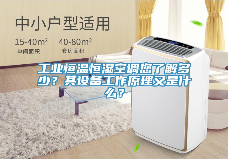 工業恒溫恒濕空調您了解多少？其設備工作原理又是什麽？