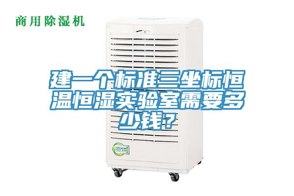 建一個標準三坐標恒溫恒濕實驗室需要多少錢？