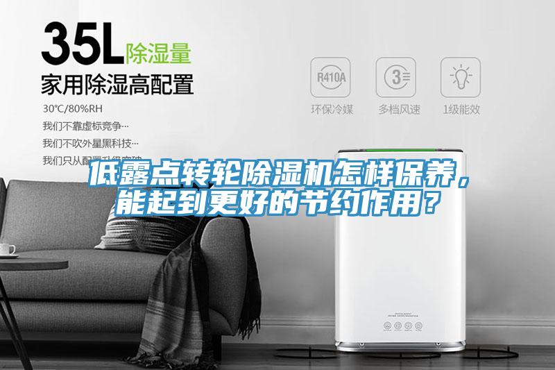 低露點轉輪91看片网站怎樣保養，能起到更好的節約作用？