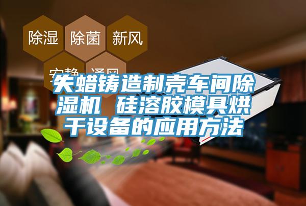 失蠟鑄造製殼車間91看片网站 矽溶膠模具烘幹設備的應用方法