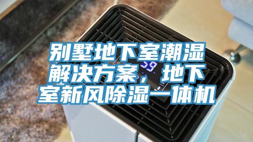 別墅地下室潮濕解決方案，地下室新風除濕一體機