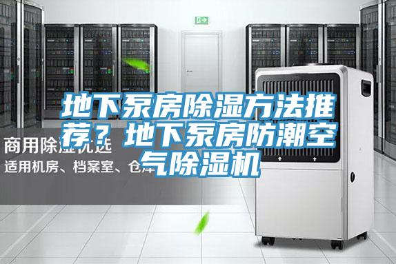 地下泵房除濕方法推薦？地下泵房防潮空氣91看片网站
