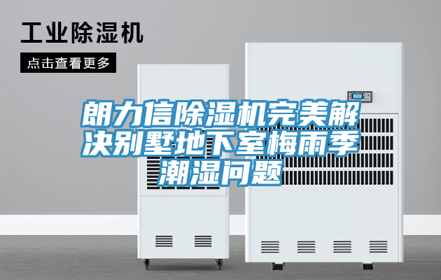 朗力信91看片网站完美解決別墅地下室梅雨季潮濕問題