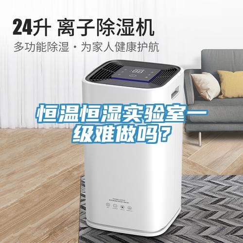 恒溫恒濕實驗室一級難做嗎？