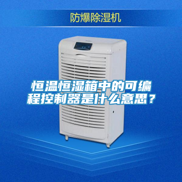恒溫恒濕箱中的可編程控製器是什麽意思？