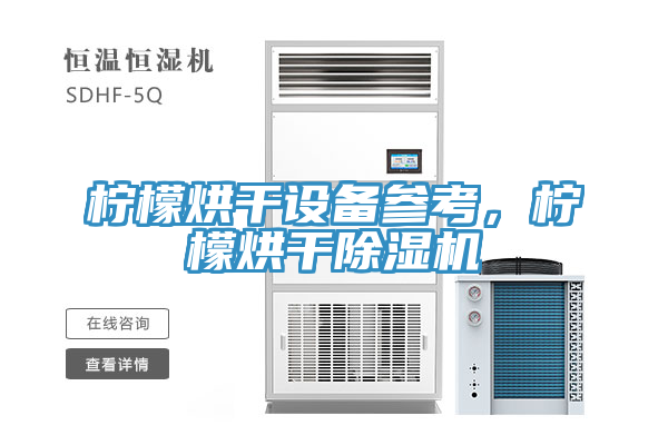 檸檬烘幹設備參考，檸檬烘幹91看片网站