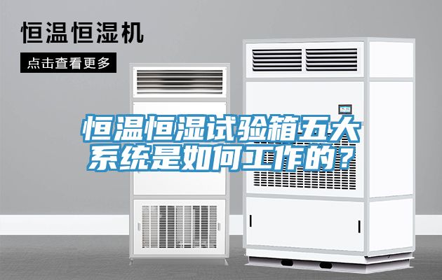 恒溫恒濕試驗箱五大係統是如何工作的？