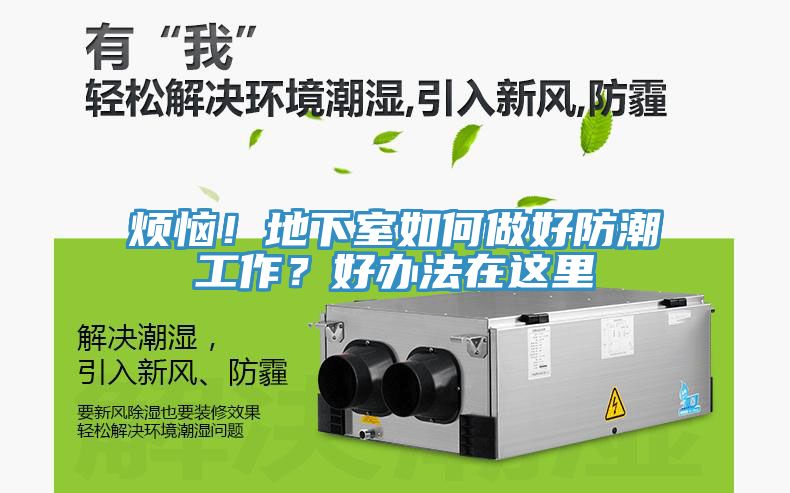 煩惱！地下室如何做好防潮工作？好辦法在這裏