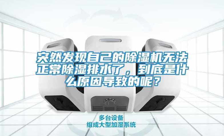突然發現自己的91看片网站無法正常除濕排水了，到底是什麽原因導致的呢？