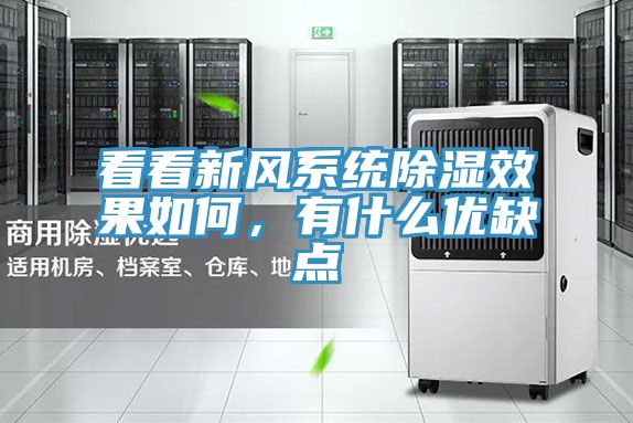 看看新風係統除濕效果如何，有什麽優缺點