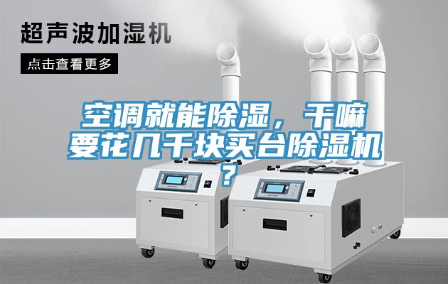 空調就能除濕，幹嘛要花幾千塊買台91看片网站？