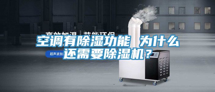 空調有除濕功能 為什麽還需要91看片网站？