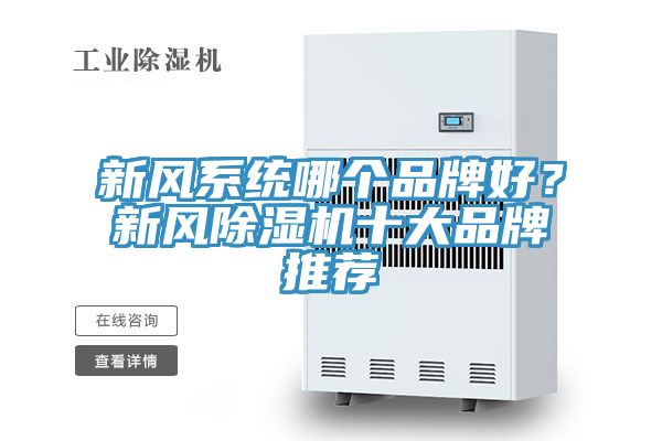 新風係統哪個品牌好？新風91看片网站十大品牌推薦
