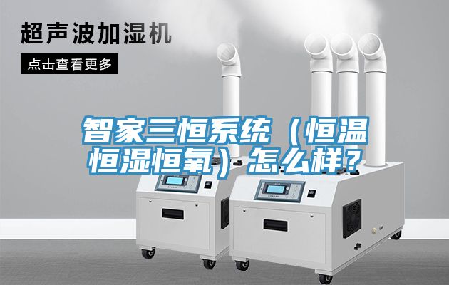智家三恒係統（恒溫恒濕恒氧）怎麽樣？