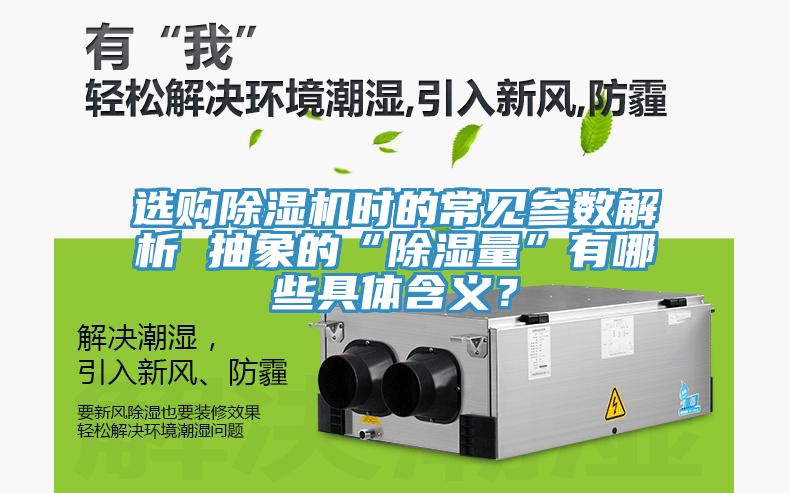 選購91看片网站時的常見參數解析 抽象的“除濕量”有哪些具體含義？