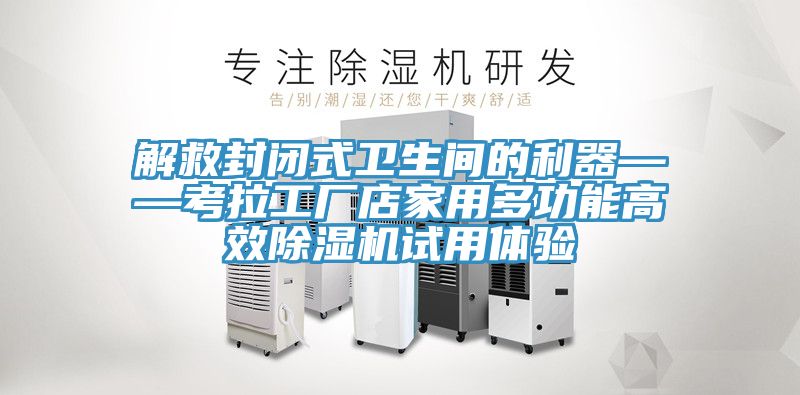解救封閉式衛生間的利器——考拉工廠店家用多功能高效91看片网站試用體驗