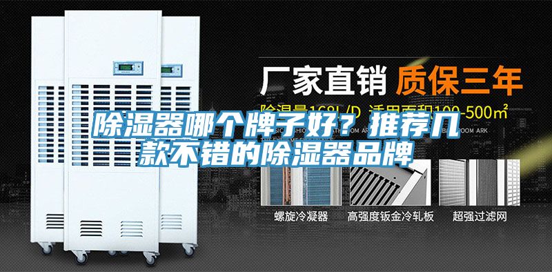 除濕器哪個牌子好？推薦幾款不錯的除濕器品牌
