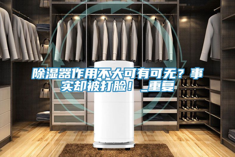除濕器作用不大可有可無？事實卻被打臉！_重複