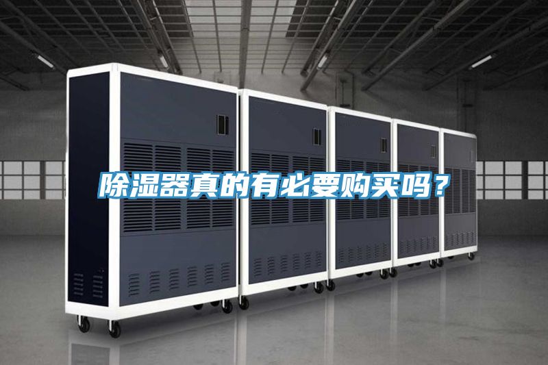 除濕器真的有必要購買嗎？