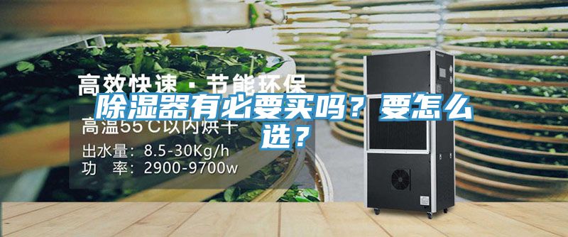 除濕器有必要買嗎？要怎麽選？