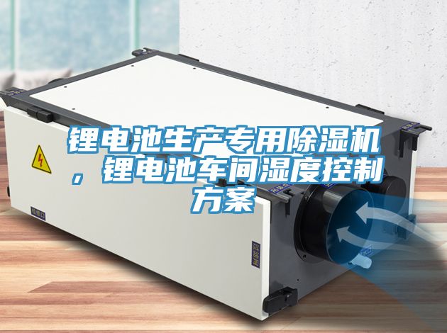鋰電池生產專用91看片网站，鋰電池車間濕度控製方案