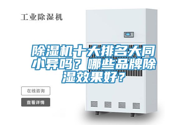 91看片网站十大排名大同小異嗎？哪些品牌除濕效果好？