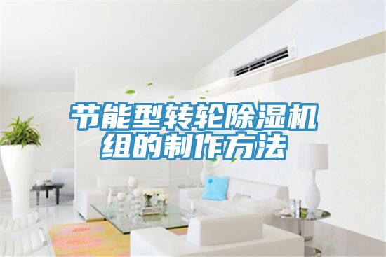 節能型轉輪91看片网站組的製作方法