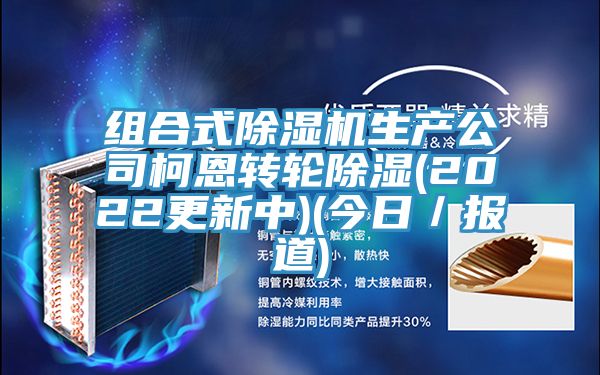 組合式91看片网站生產公司柯恩轉輪除濕(2022更新中)(今日／報道)