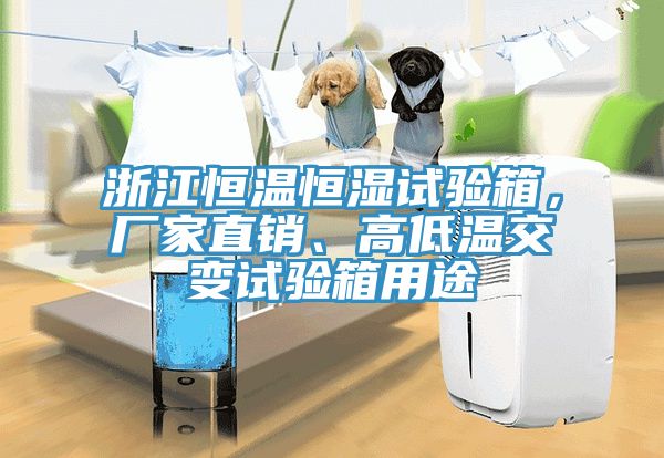 浙江恒溫恒濕試驗箱，廠家直銷、高低溫交變試驗箱用途