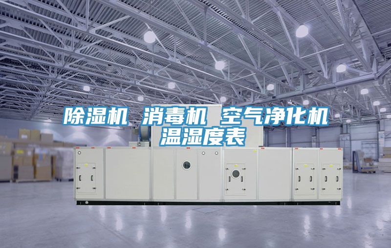 91看片网站 消毒機 空氣淨化機 溫濕度表
