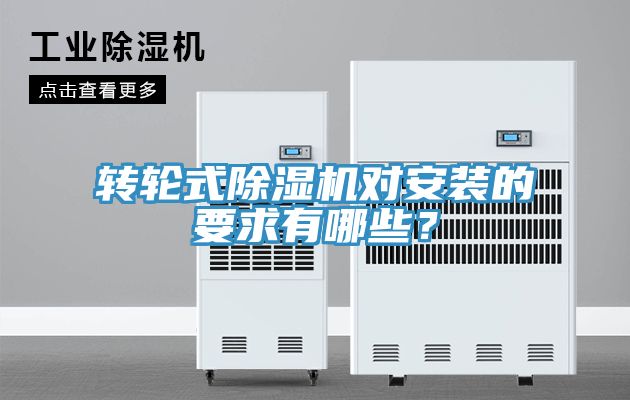 轉輪式91看片网站對安裝的要求有哪些？