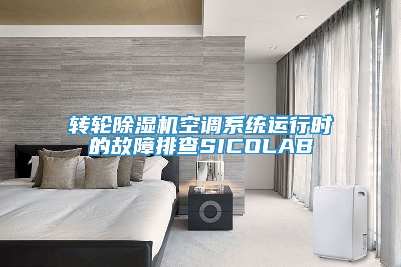 轉輪91看片网站空調係統運行時的故障排查SICOLAB